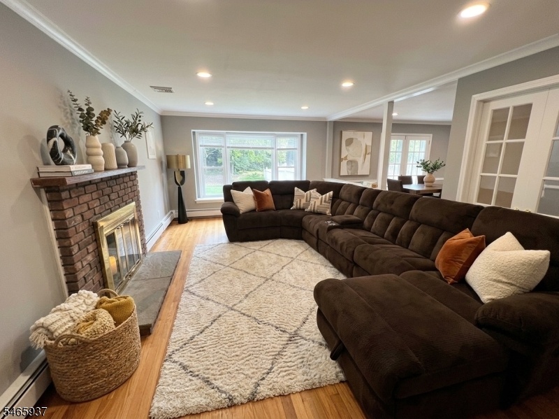AI Staged formal Living room