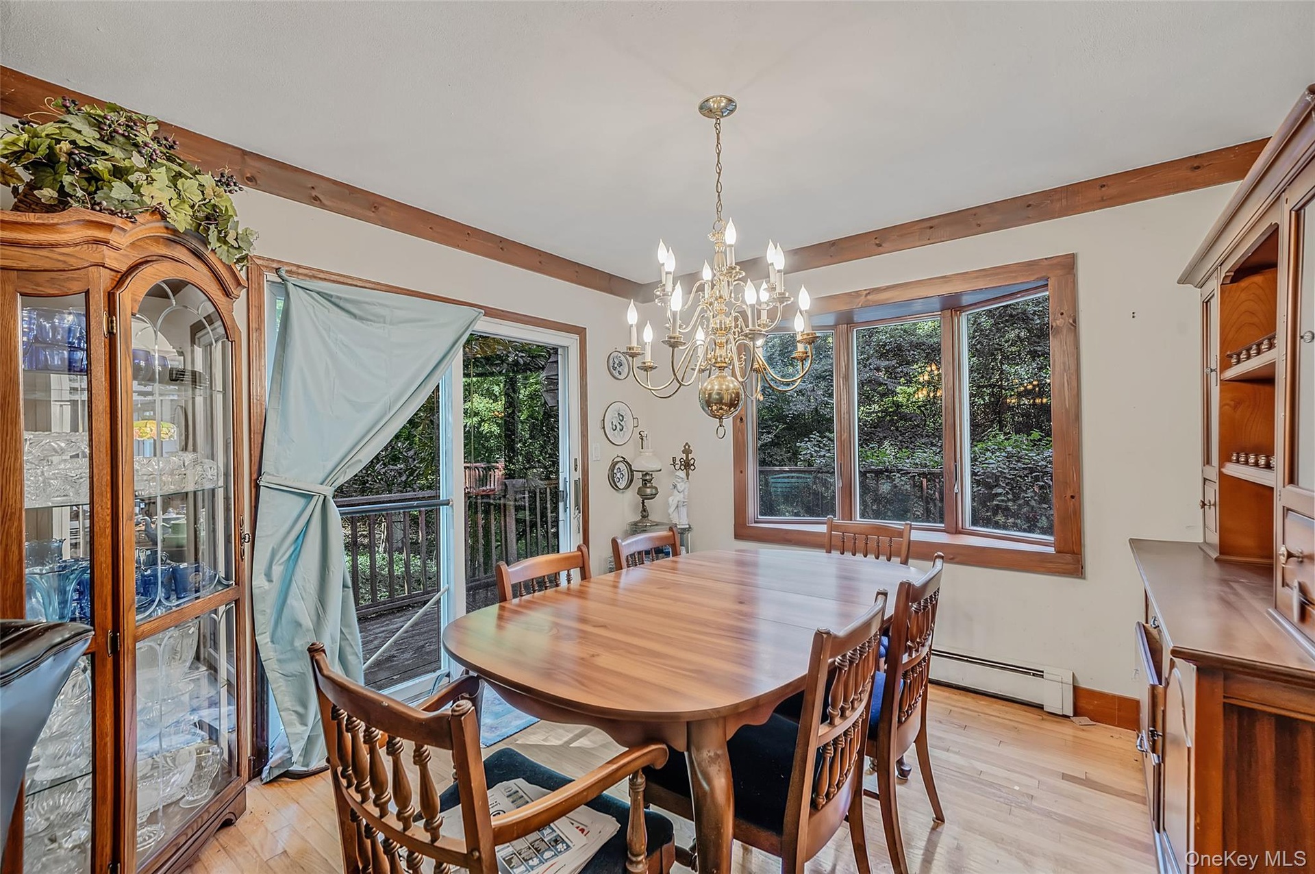 Dining Room with slider