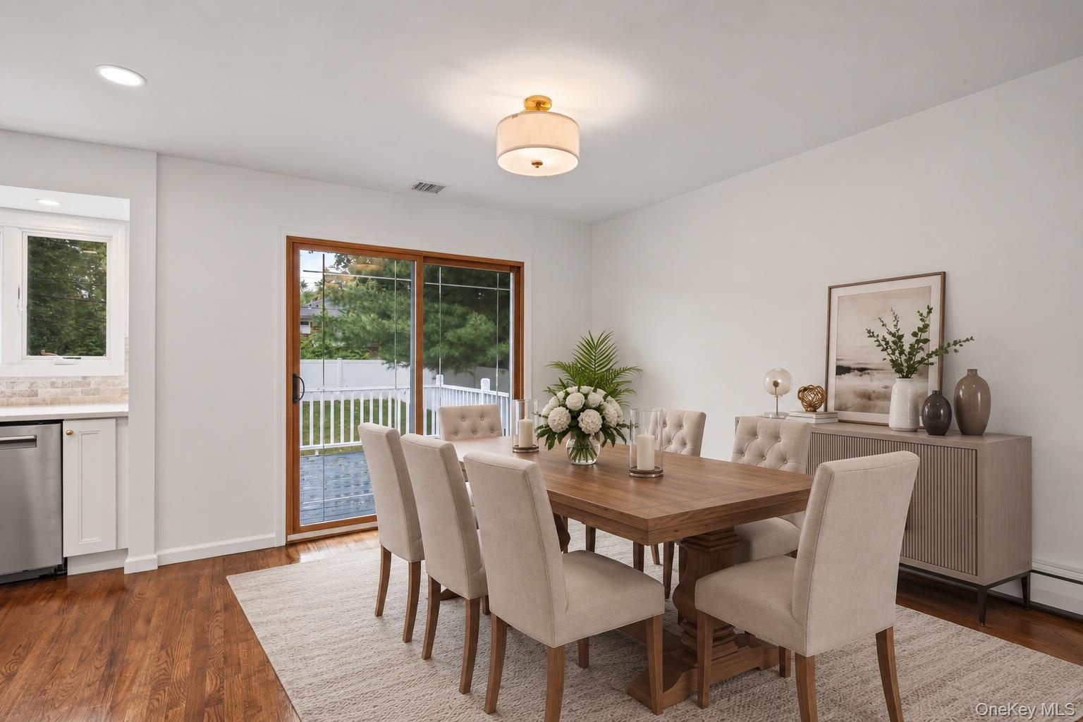 DINING ROOM - STAGED