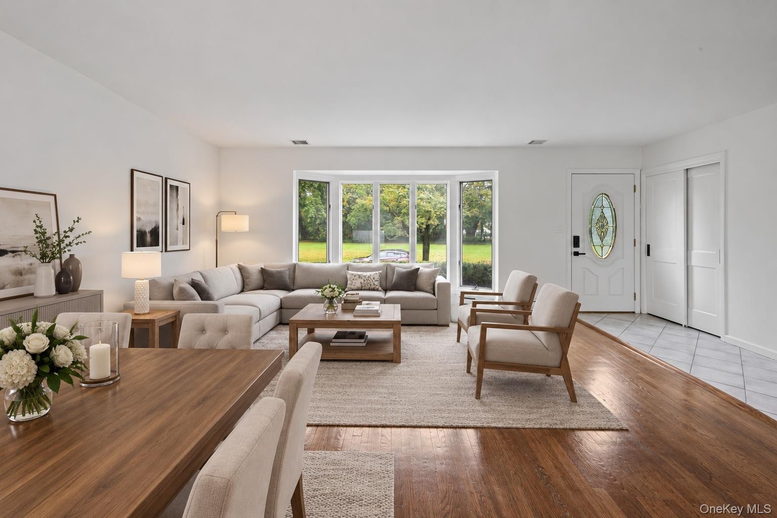 LIVING ROOM/DINING ROOM-STAGED