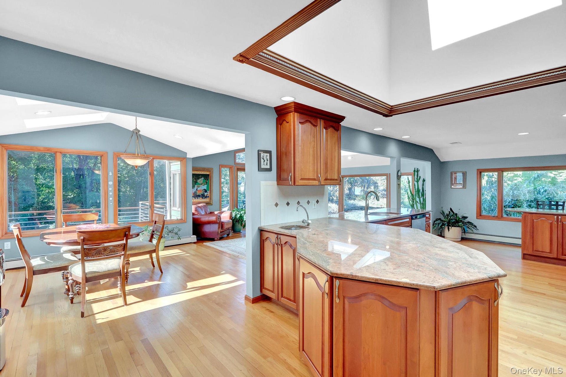 TRAY CEILING WITH SKYLIGHT