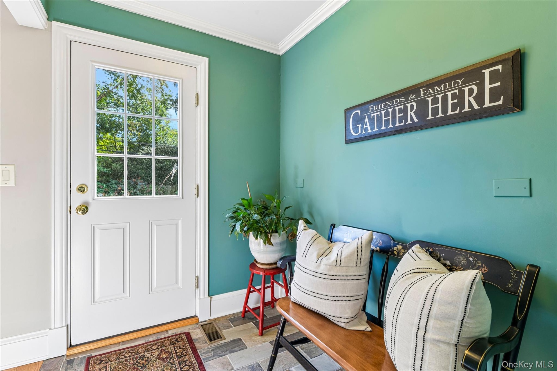 private entry to first floor bedroom and bath