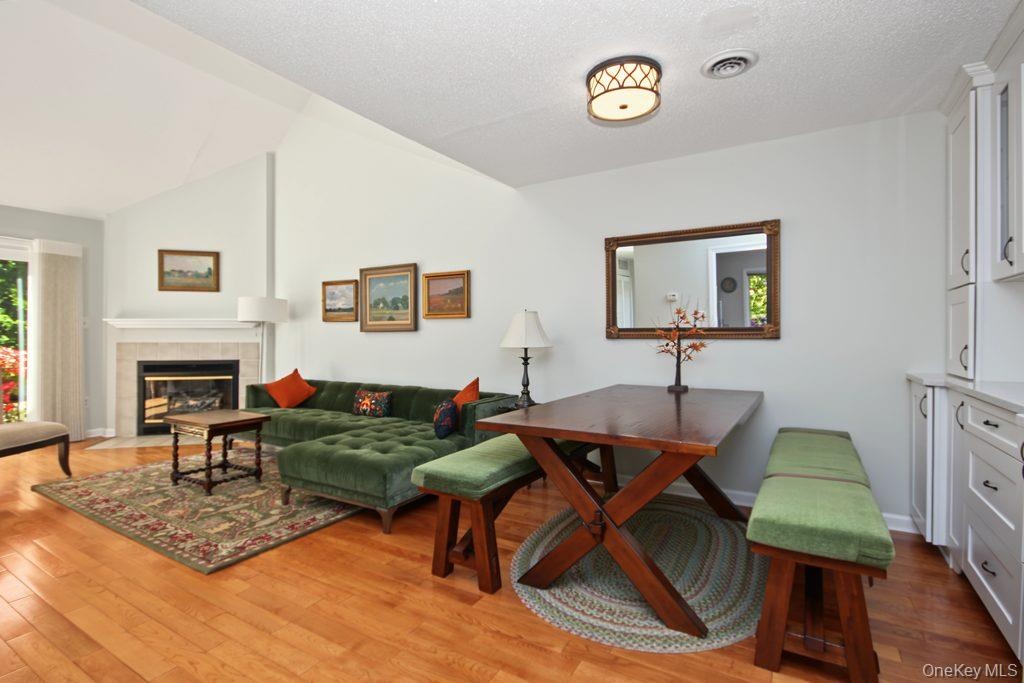Dining room is open to Living room