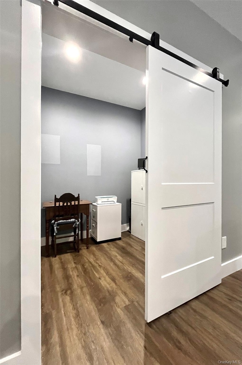 with pocket door