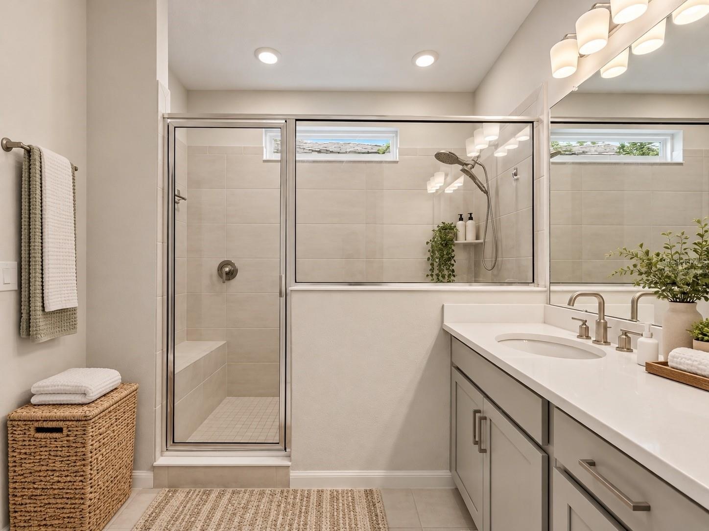 virtually staged master bath