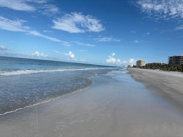 Private beach