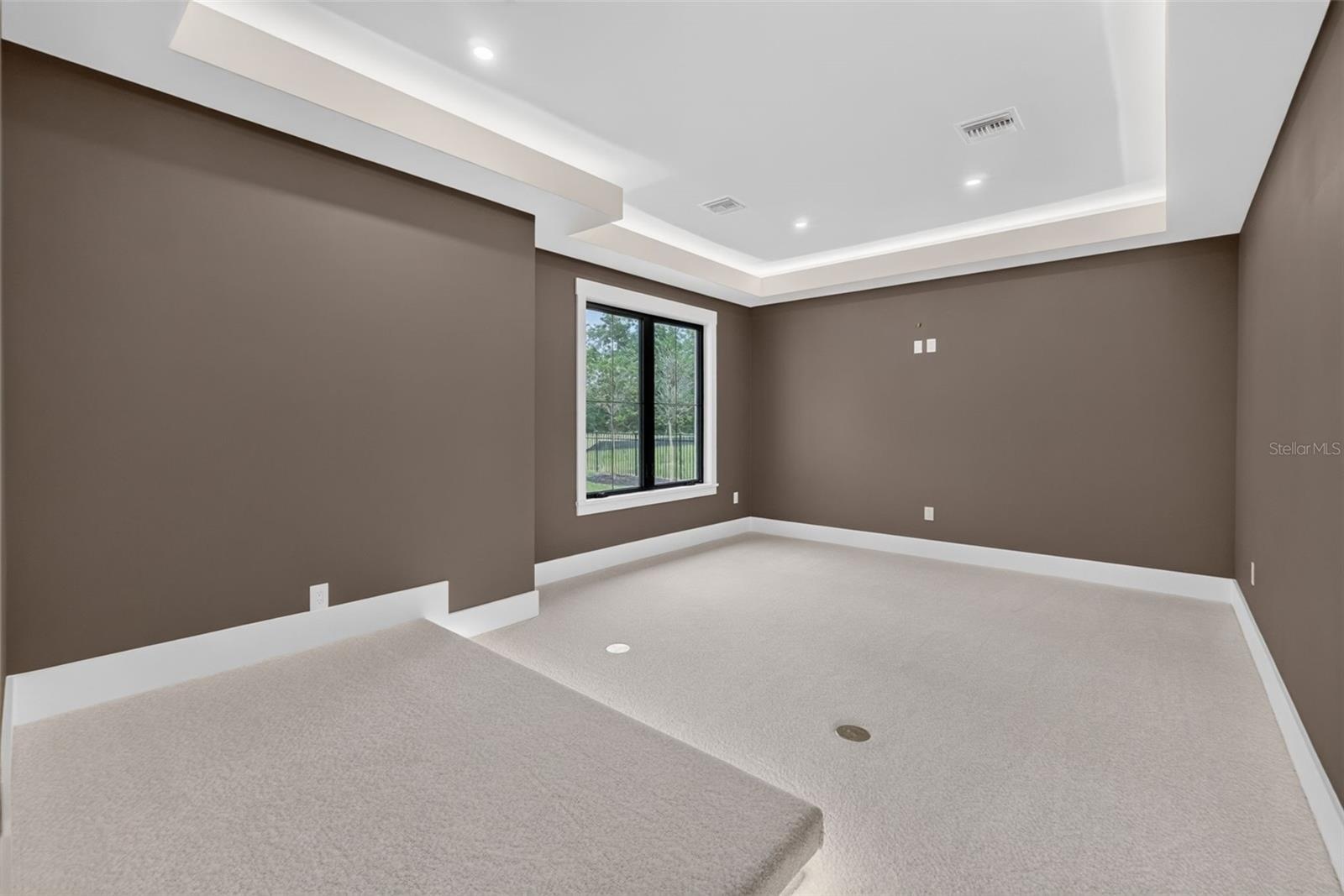 Exercise room or theater room