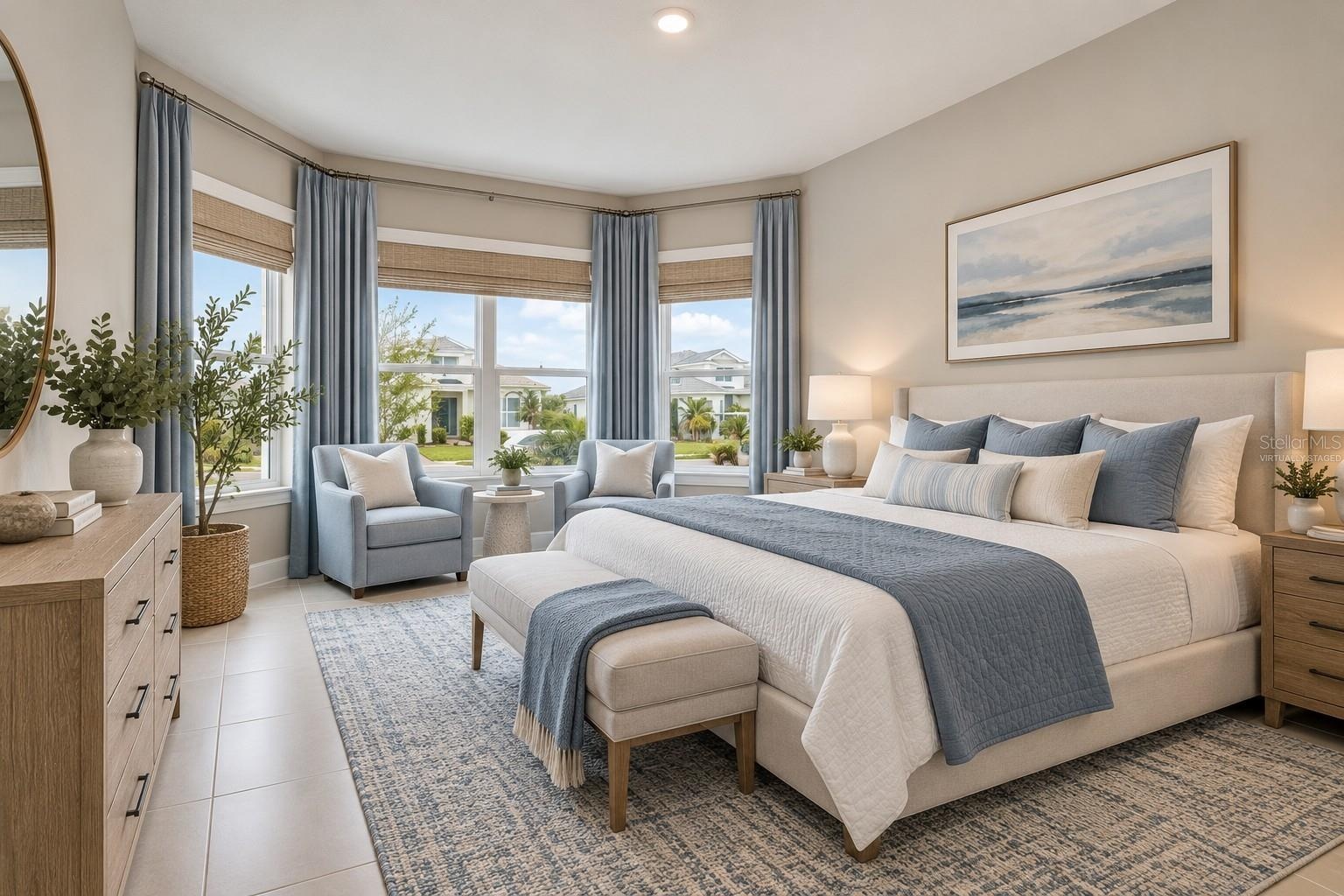virtually staged front bedroom #4