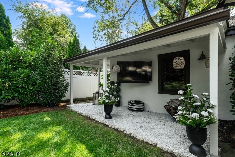 Covered Lounge in Yard