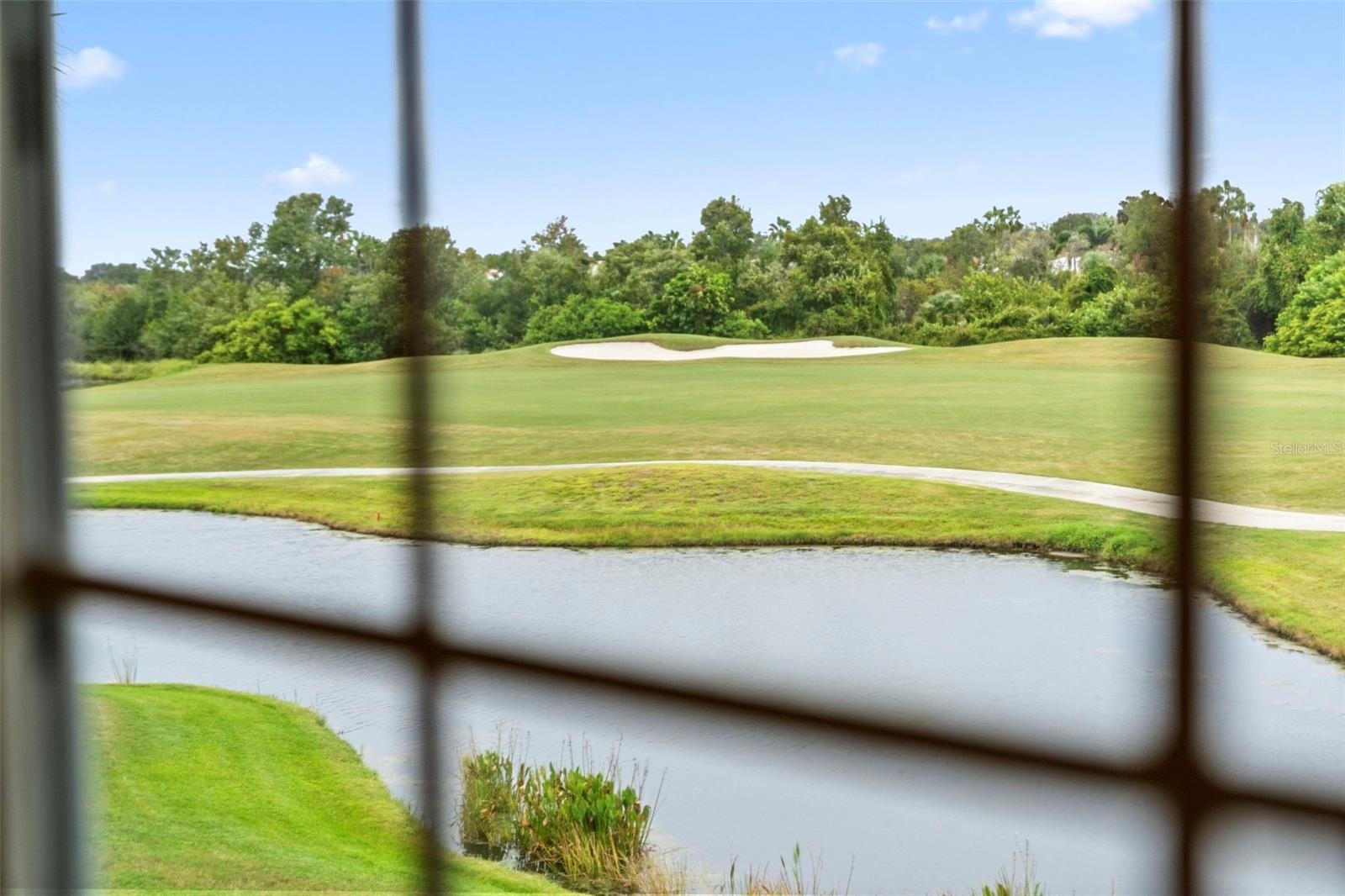 Peaceful water and sweeping fairway views make a beautiful start to the day.