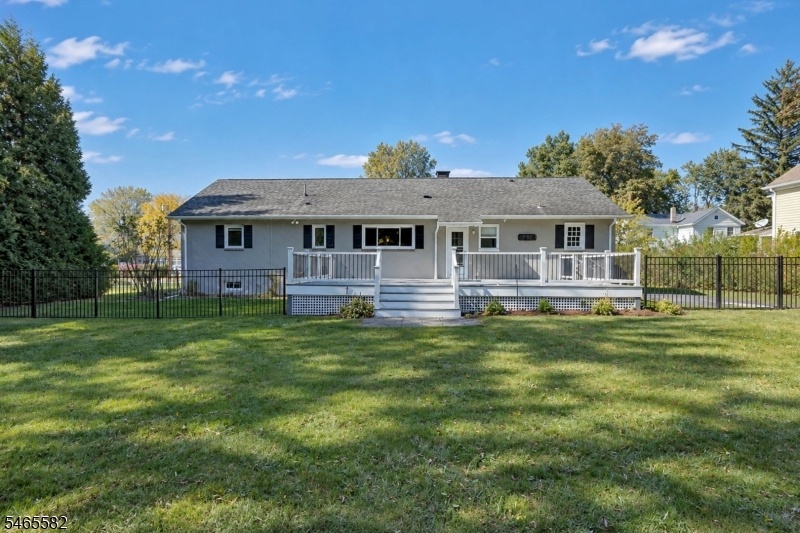 Rear view of home