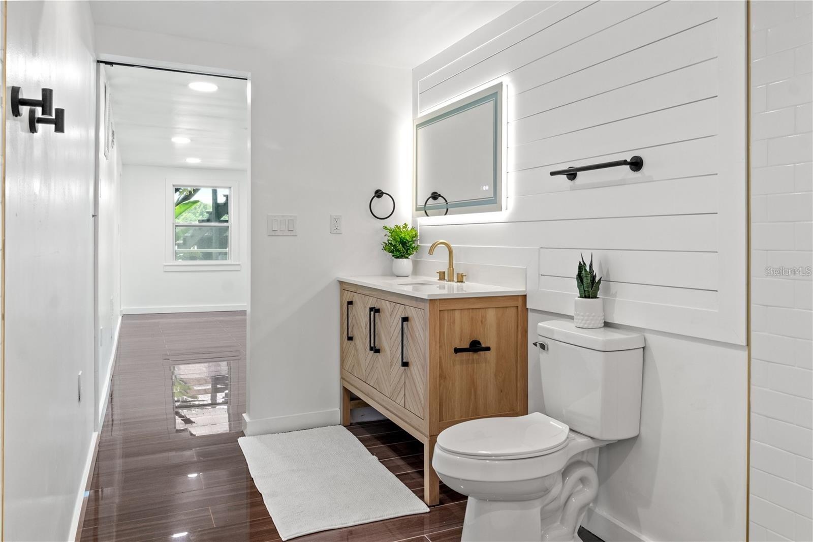 Second primary bathroom, bottom floor