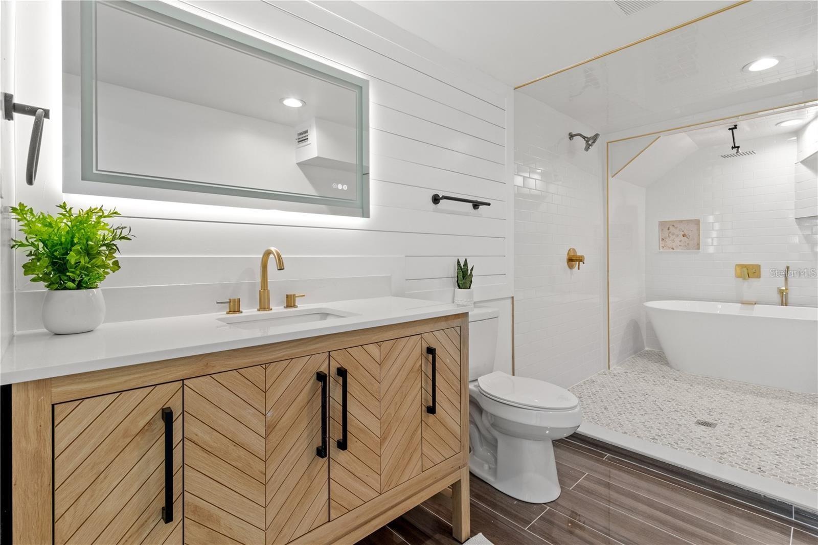 Second primary bathroom, bottom floor