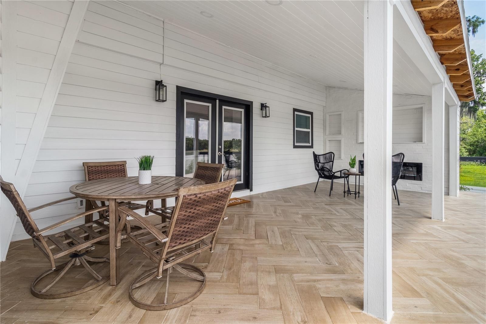 Back porch, deck, second floor