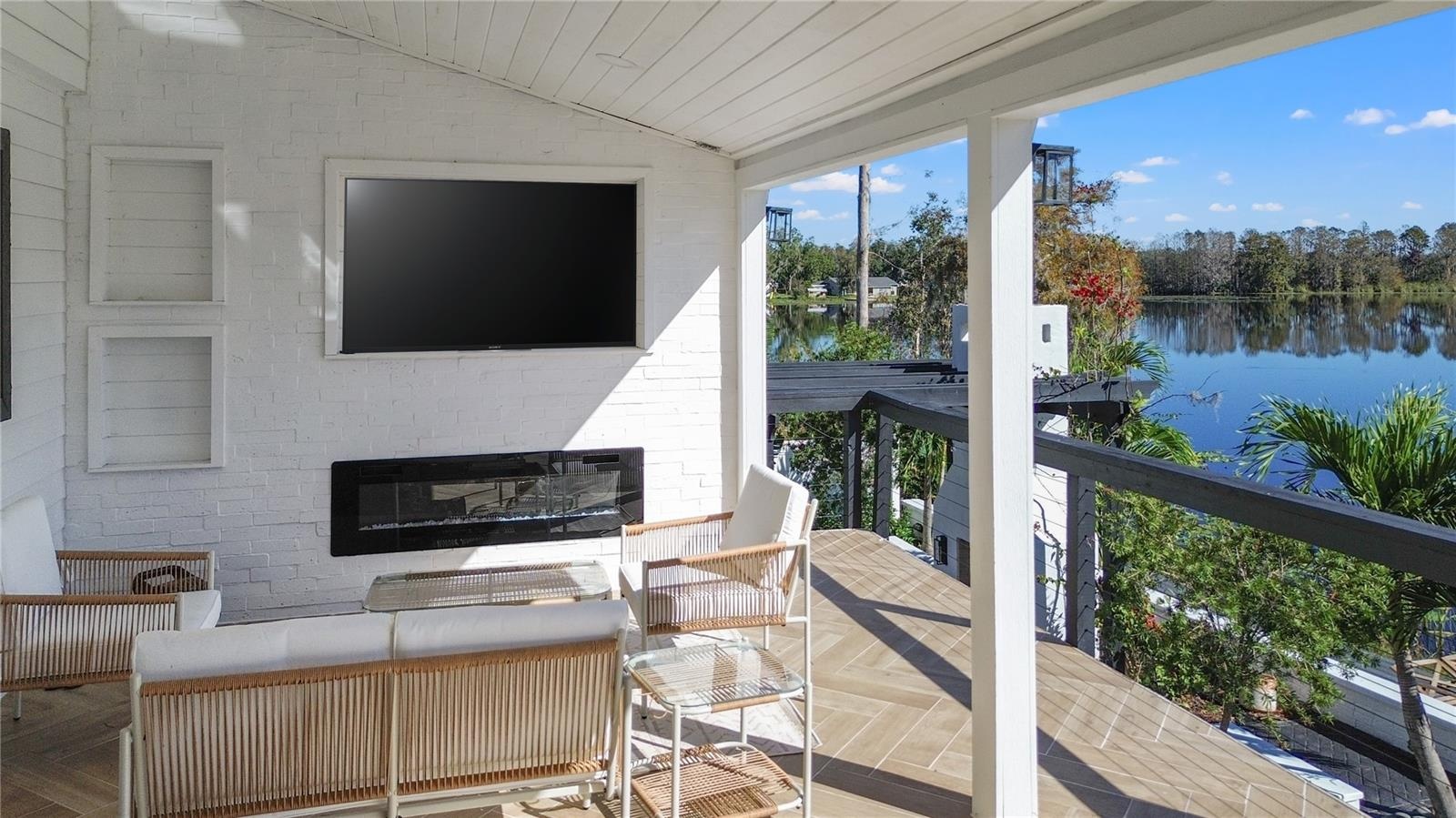 Back porch, deck, second floor
