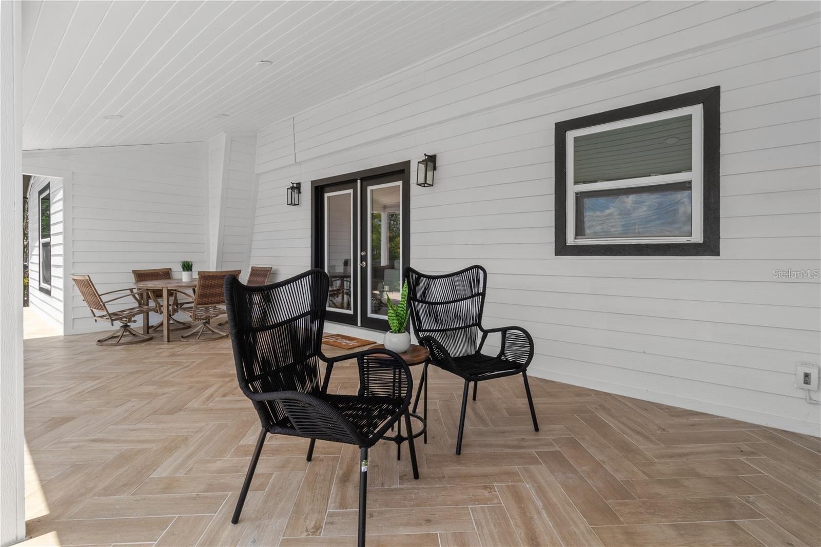 Back porch, deck, second floor