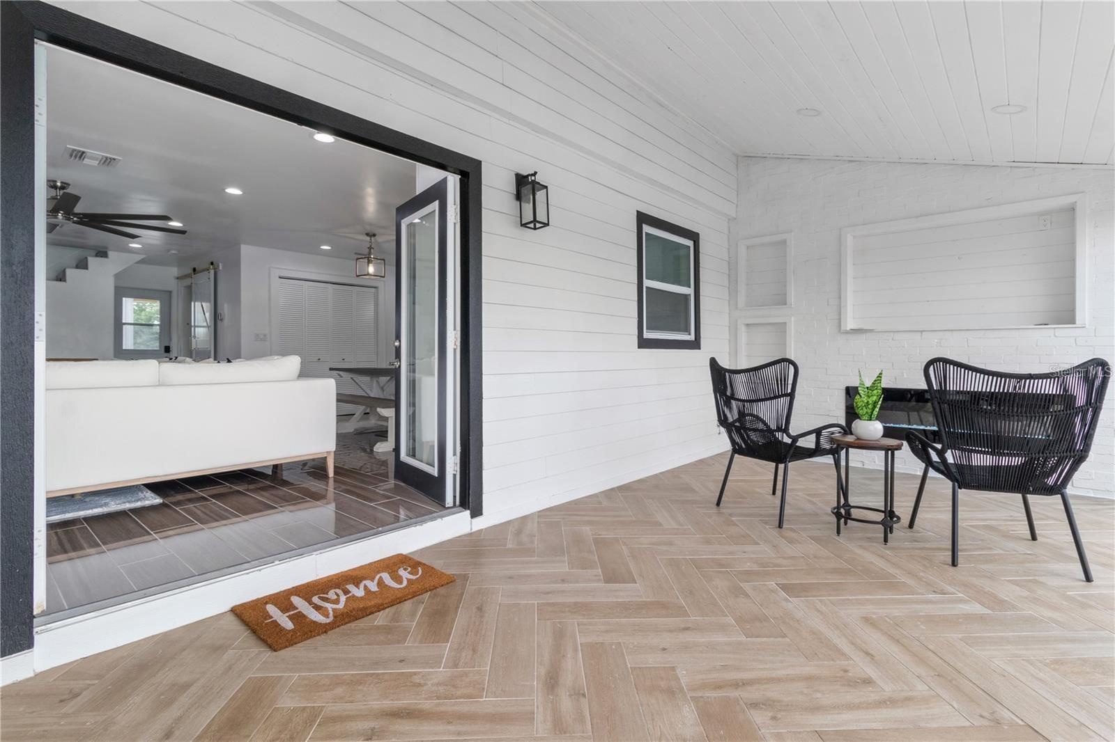 Back porch, deck, second floor
