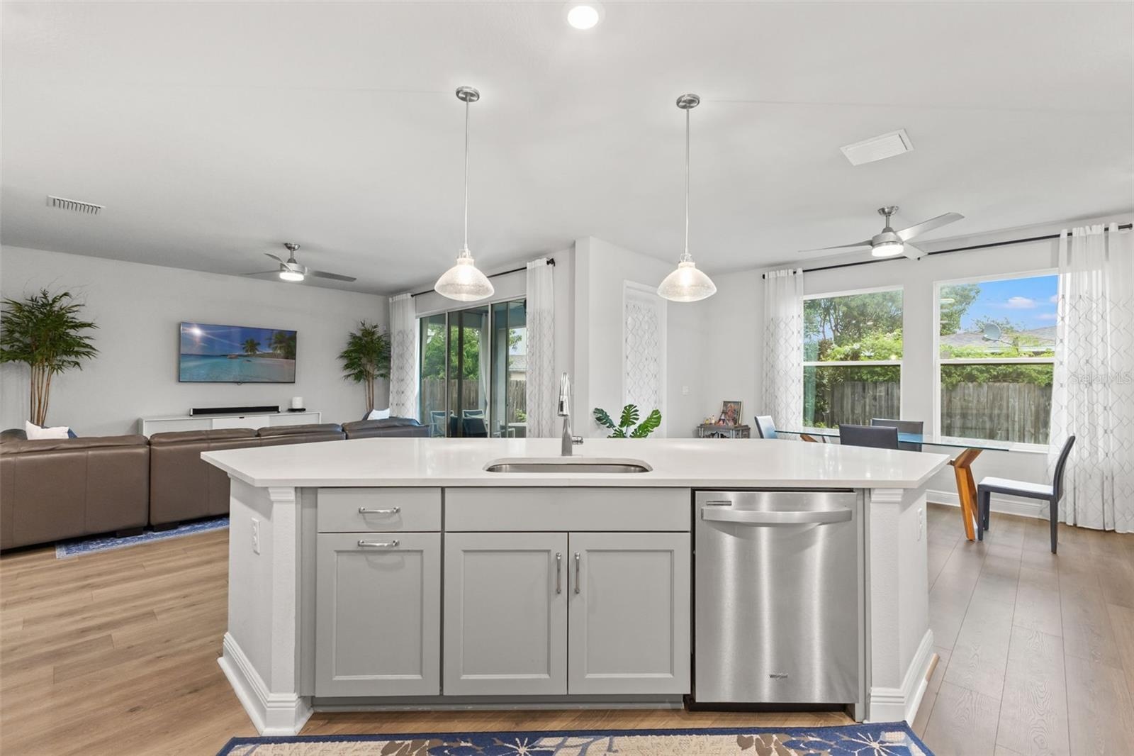open floor plan