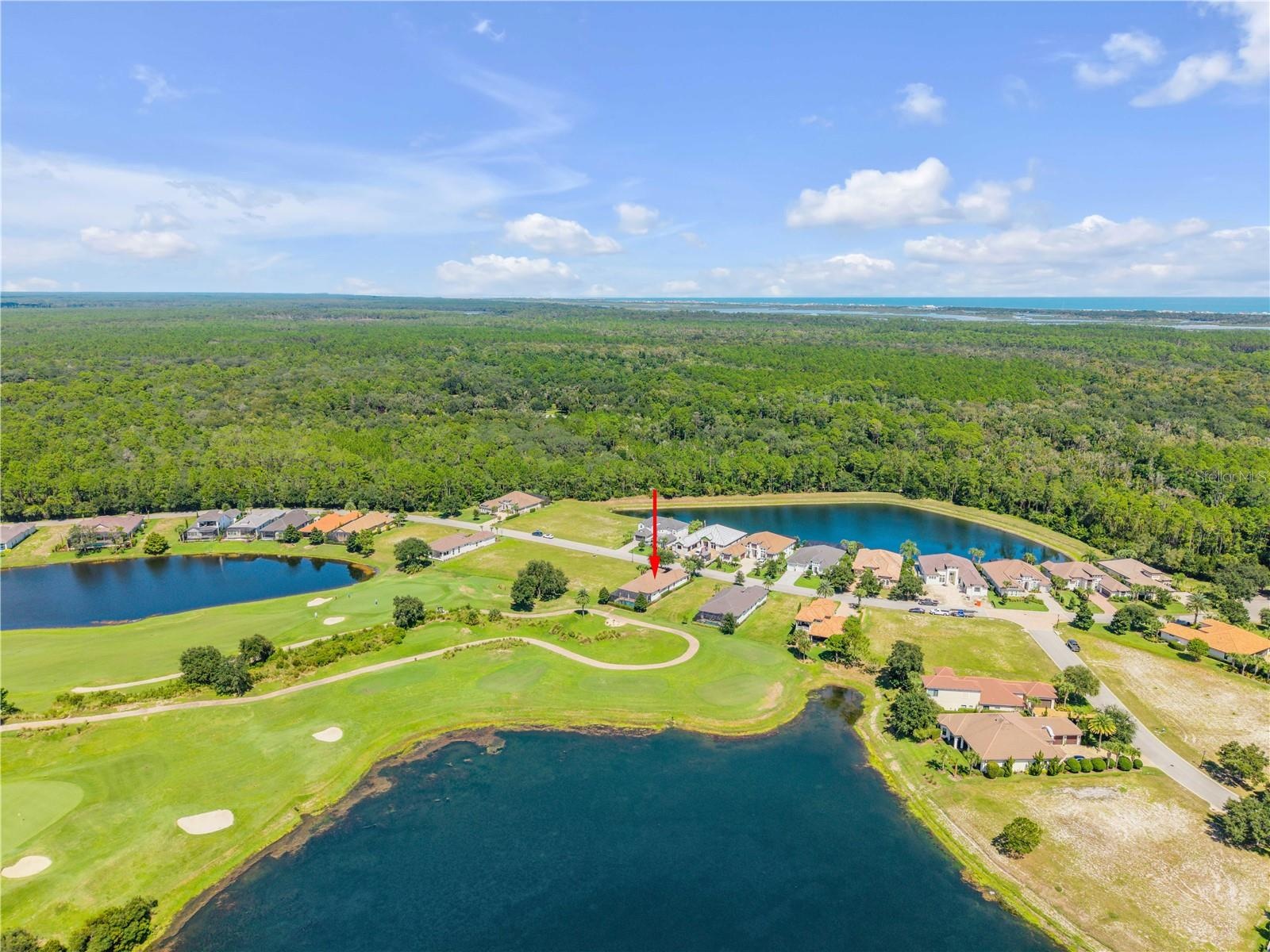 North-Northeast views to the Intracoastal Waterway and Atlantic Ocean.