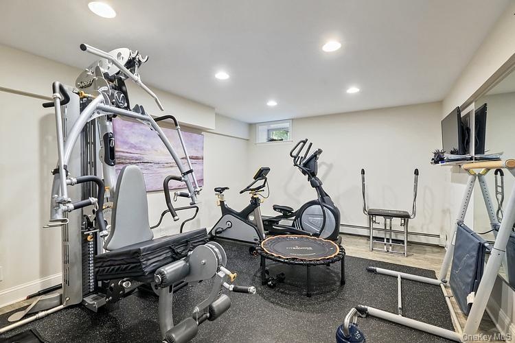 Gym area in basement (Equipment excluded)