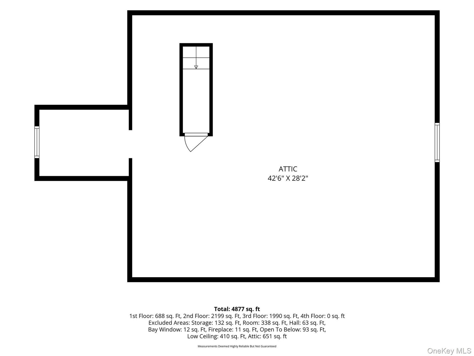 Attic walk up from laundry room