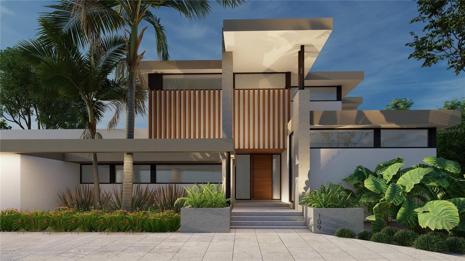 109 Warbler on Bird Key, FL 34236 is a stunning residence envisioned by Daniel Lear Studio with landscape design by Tim Borden. The design focuses on 
