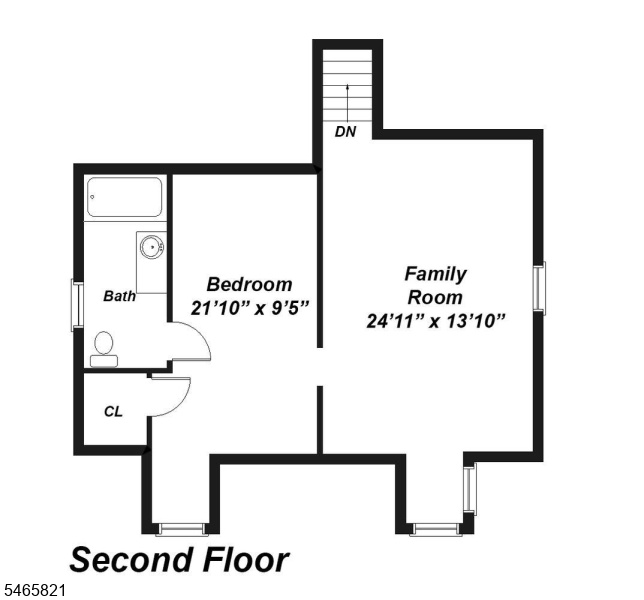 Second Floor Floor plan