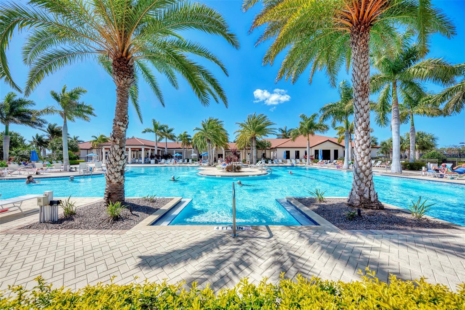 Pool and lap lanes