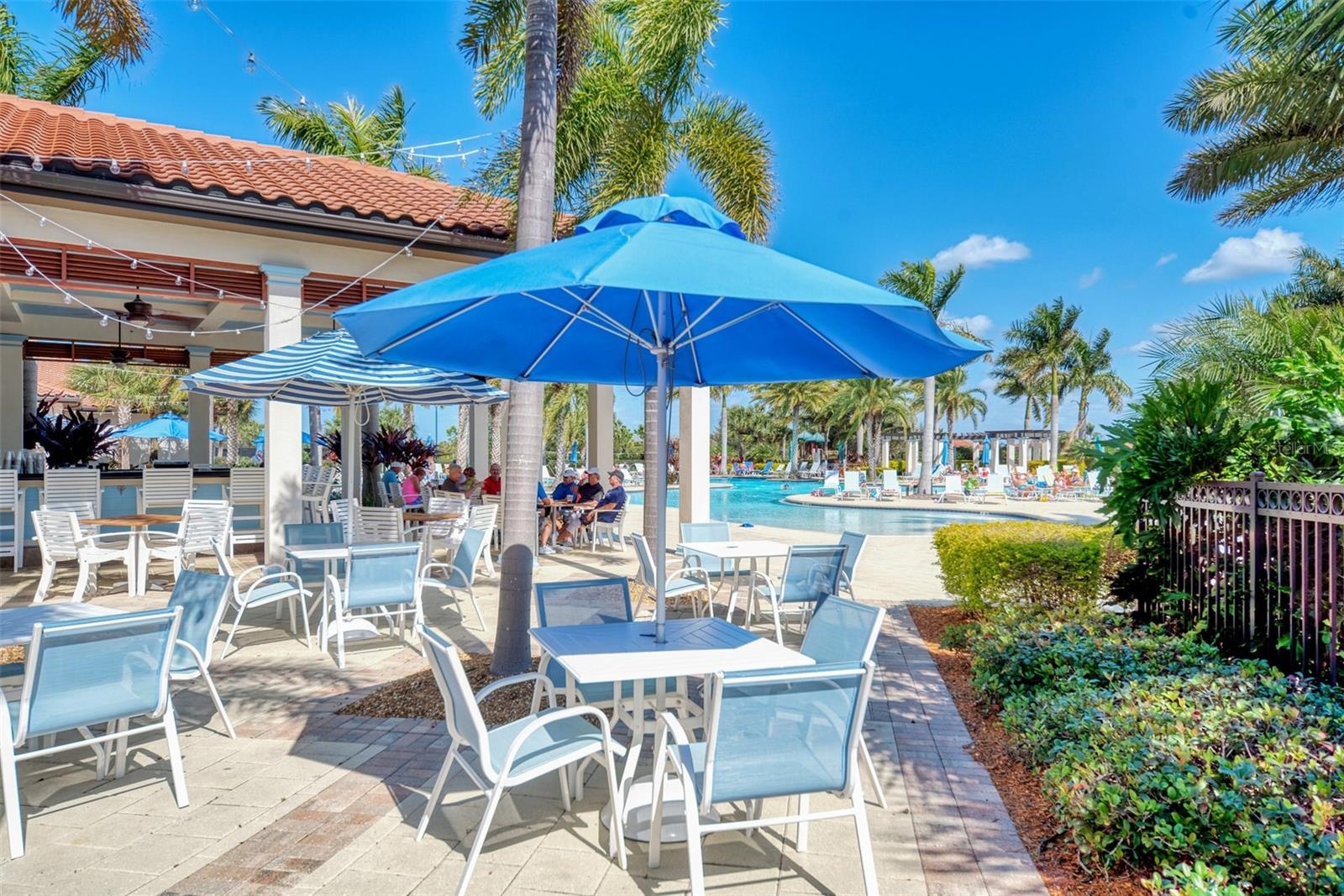 Tiki Bar and outside dining