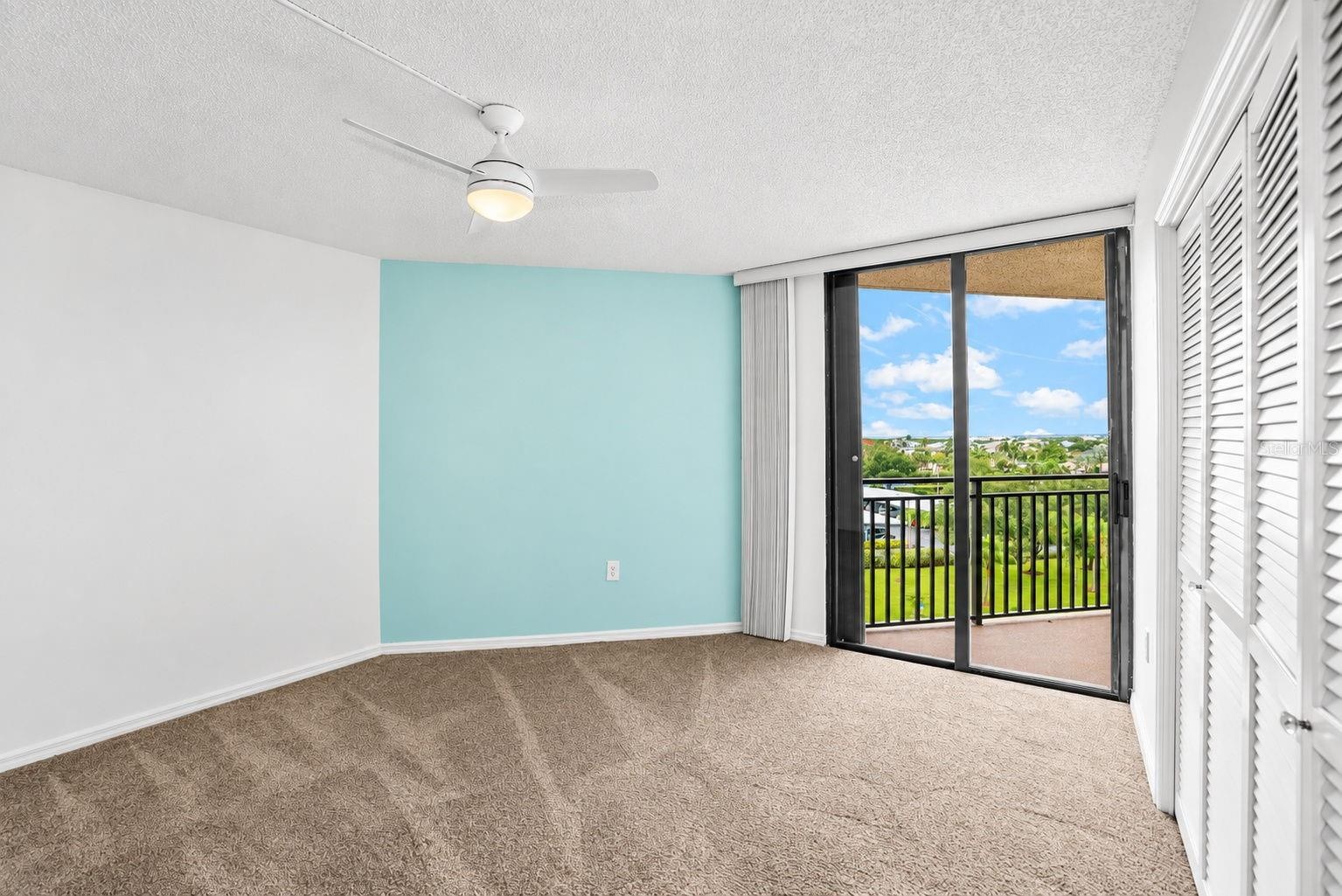 Guest bedroom new paint and carpet and beautiful views