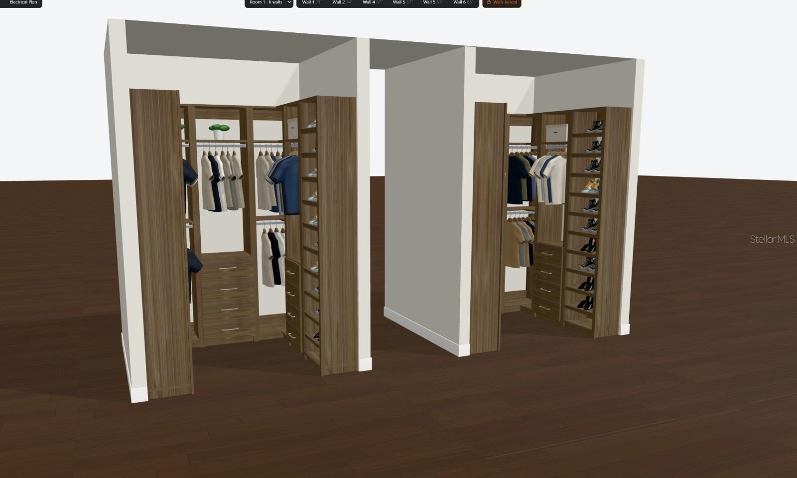 Custom design for the closets