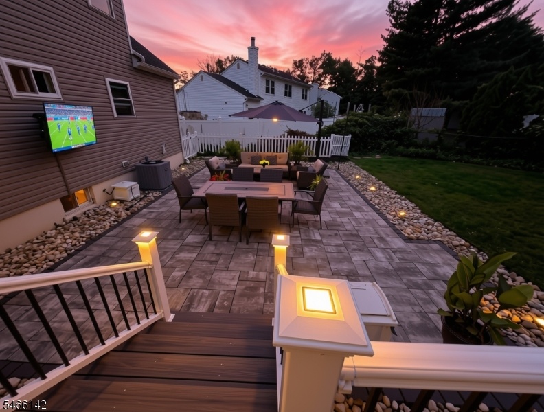 Patio Dusk Photo