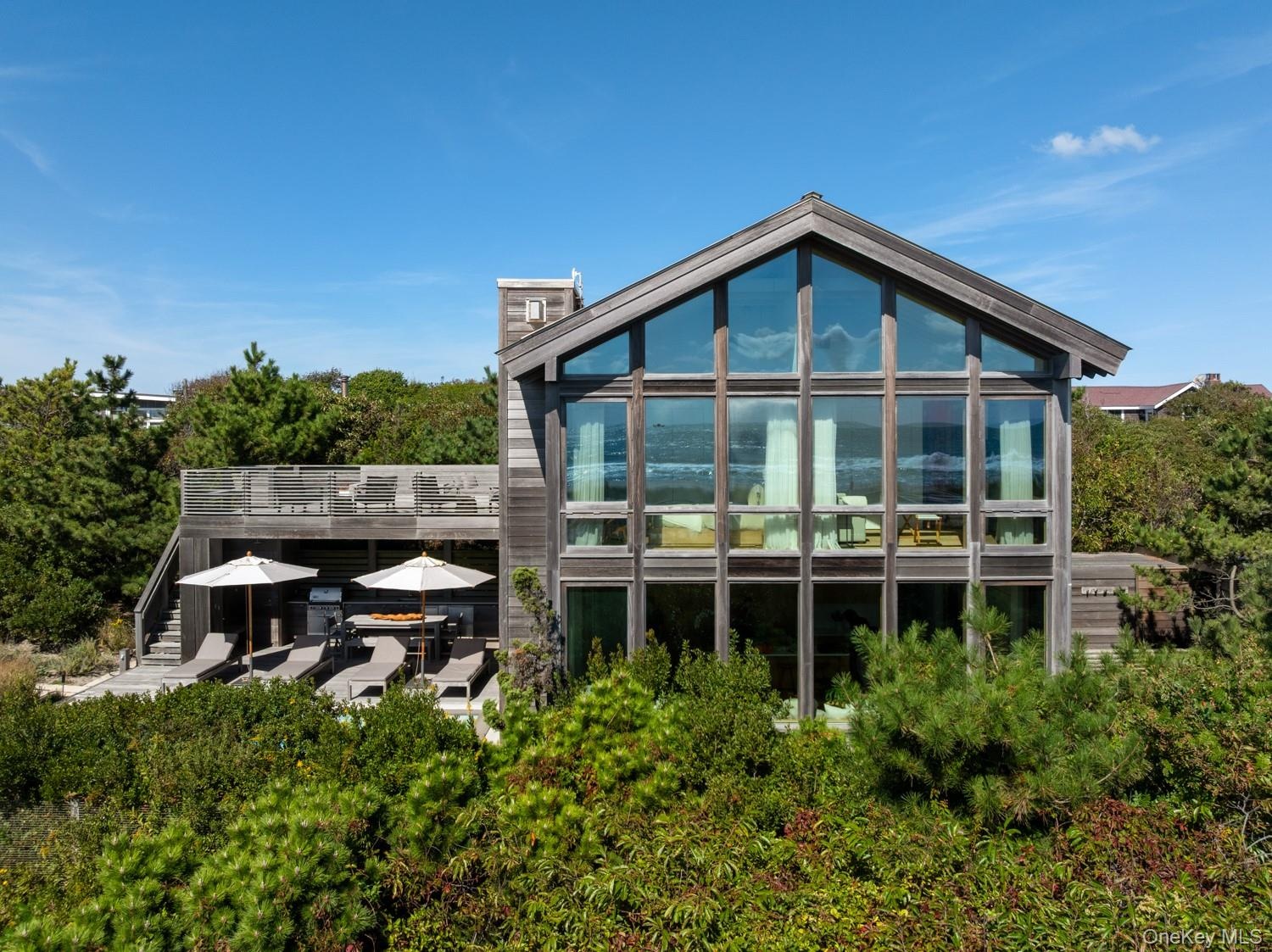 Facing the front of the home