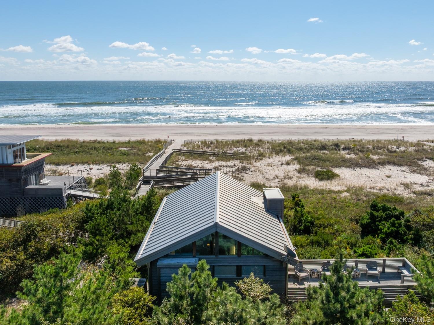 Behind the Home Facing the Atlantic Ocean