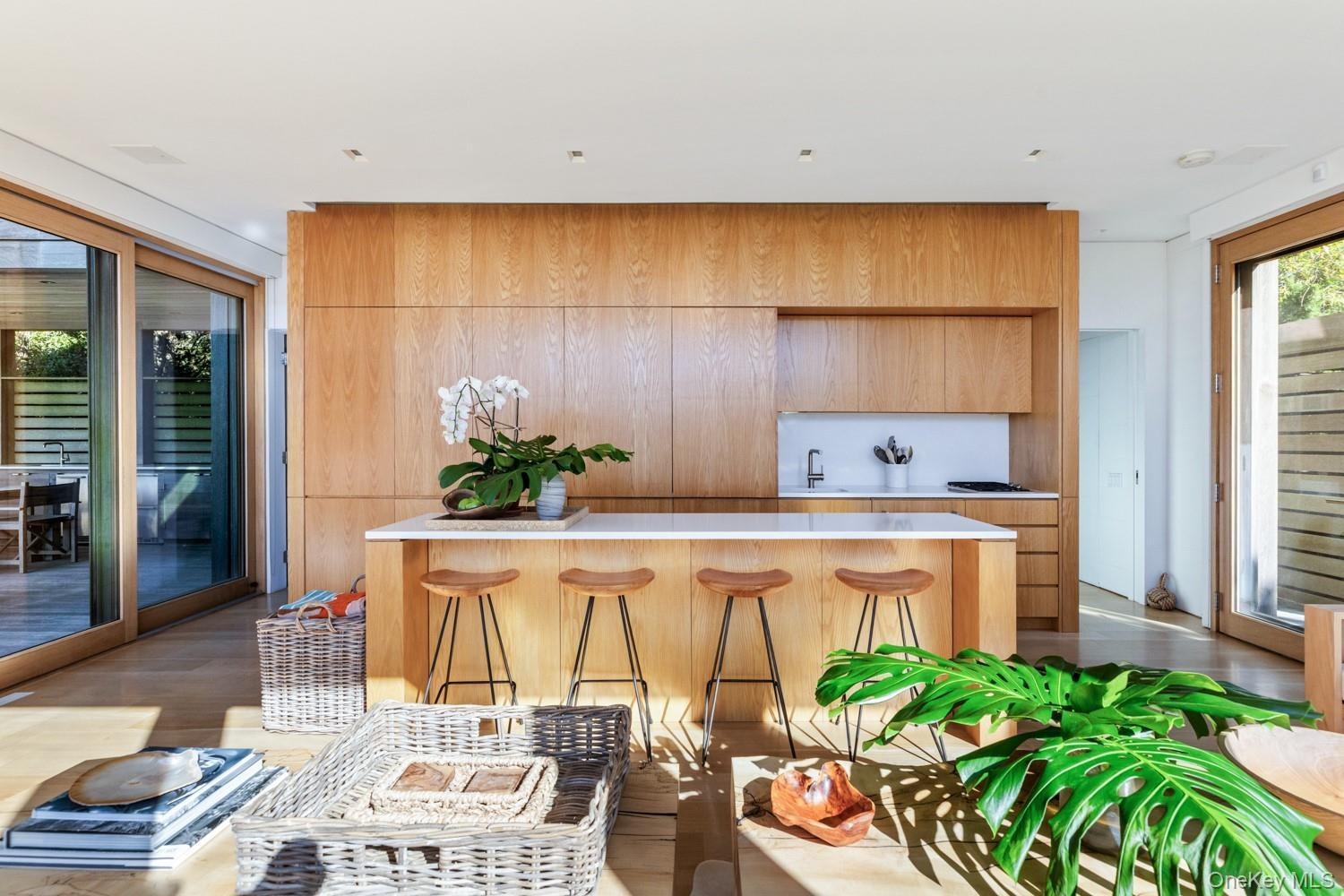 Facing the Kitchen from the Living Room