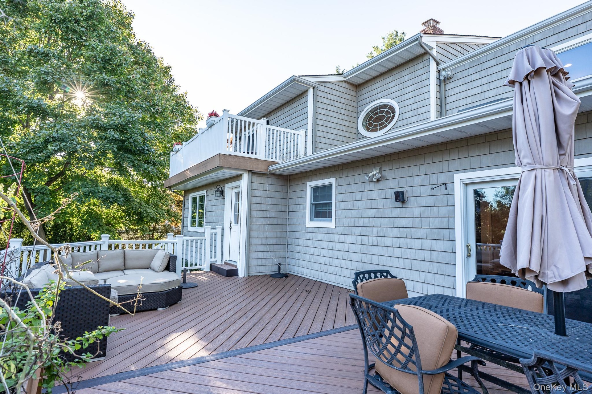 Deck view to back of house