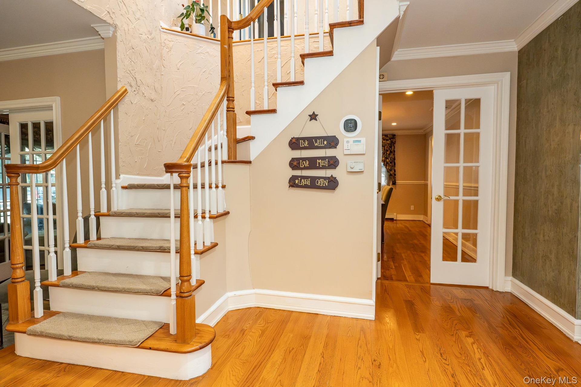 Stairs to second floor