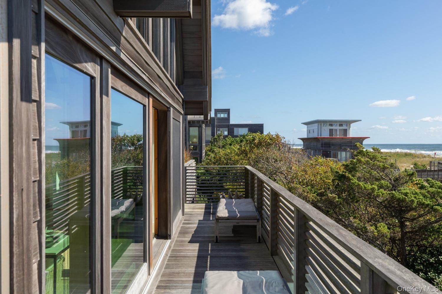 With view of the beach and the National Seashore.