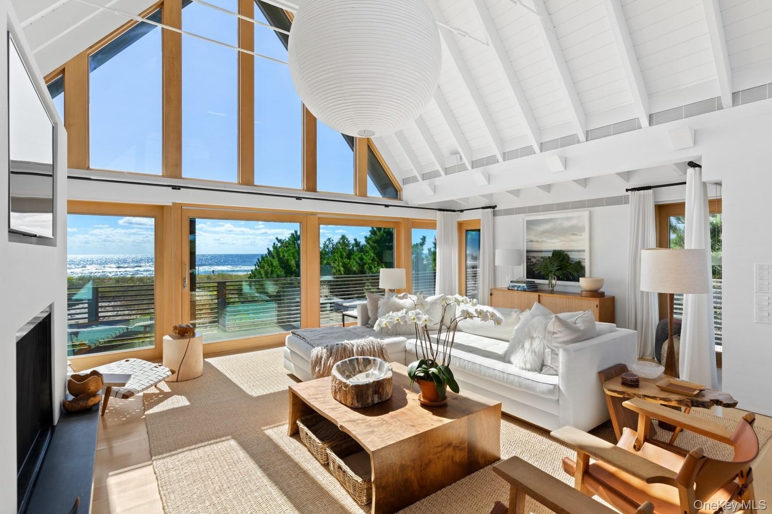 With view of the ocean through Reilly windows and doors