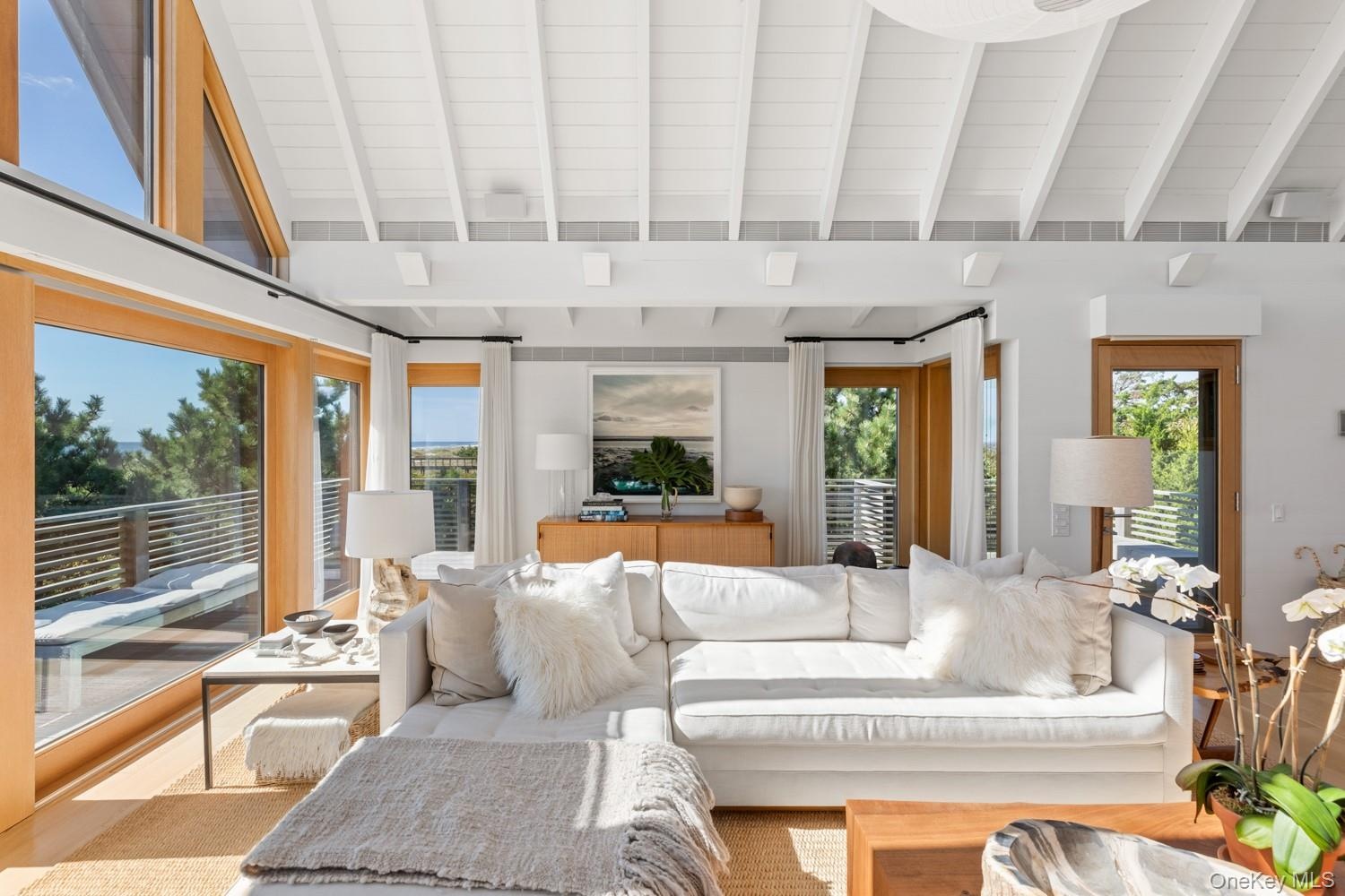 With view from the fireplace.