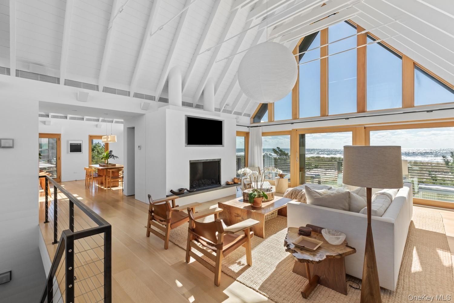 With gas fireplace and exquisite view of the ocean