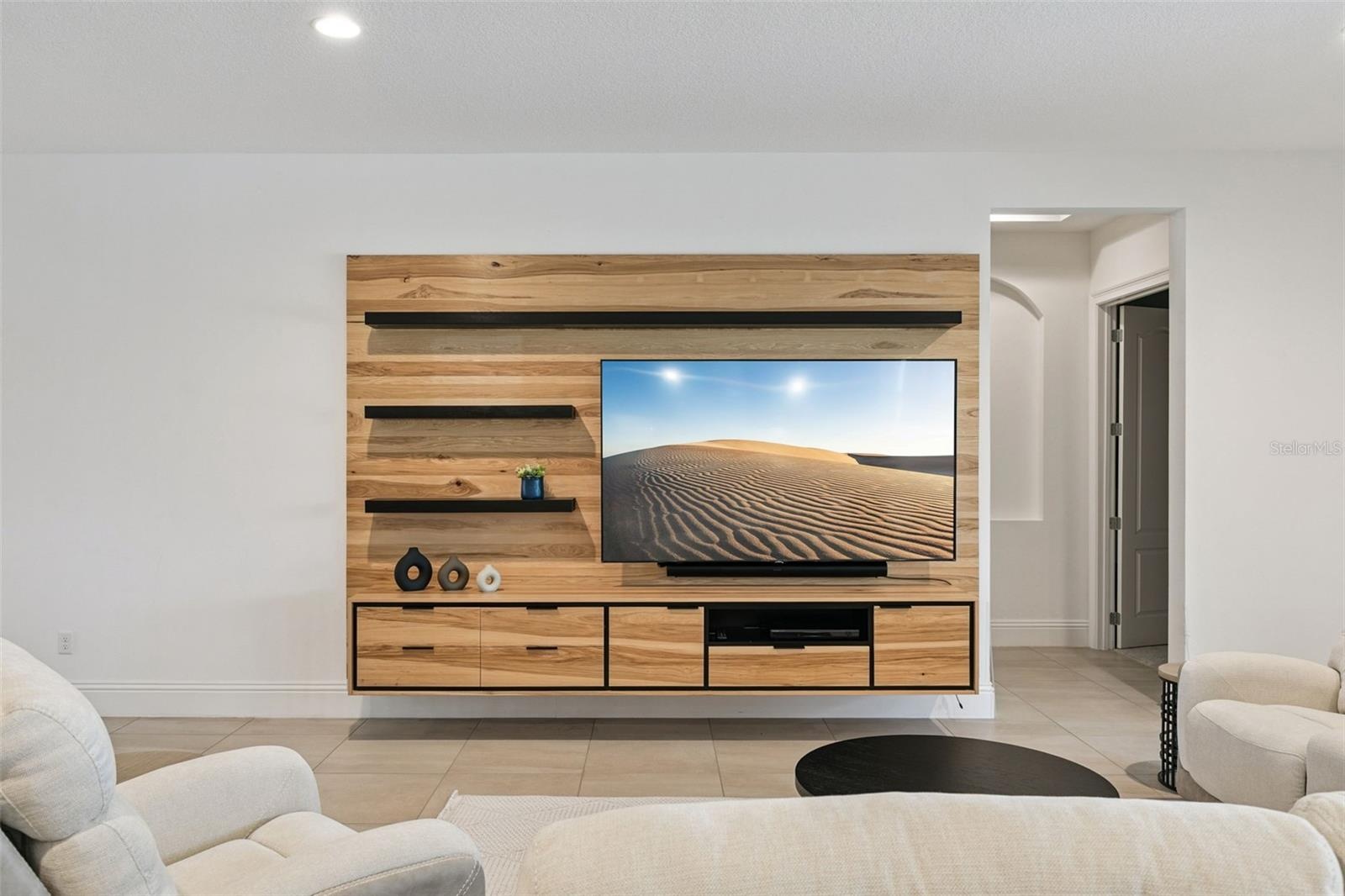 Built-in Entertainment Center