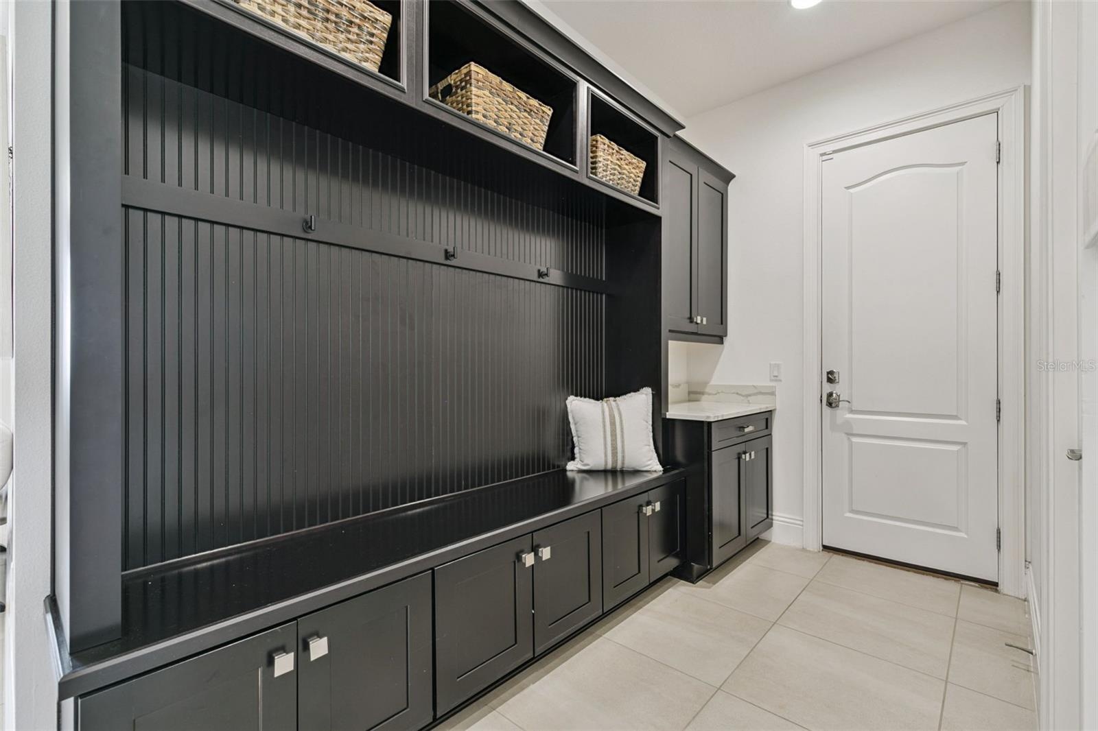 Drop Zone at Garage entryway