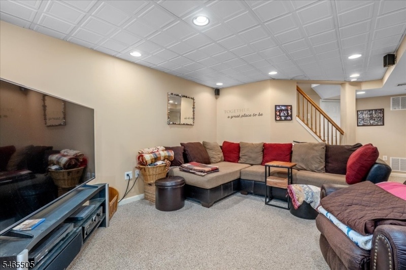 basement rec room