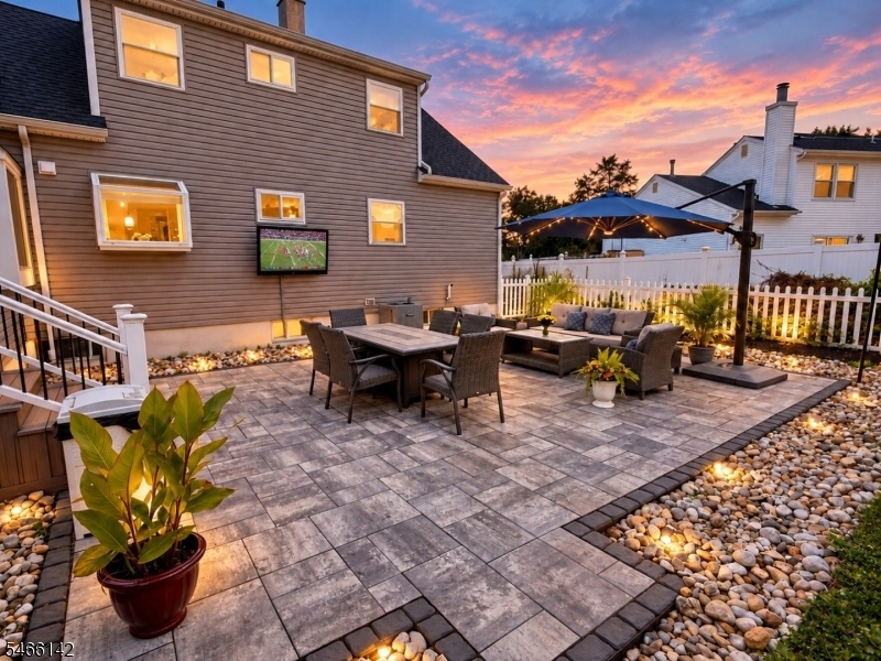 Patio Dusk Photo
