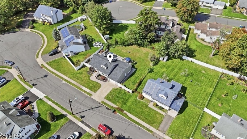 Aerial View Cul De Sac Front