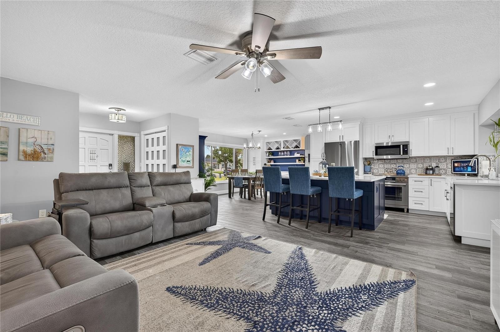 Another Reveal Of The Exceptional Openness Here!! Mostly A Rare Find In These 70's Built Apollo Beach Homes!