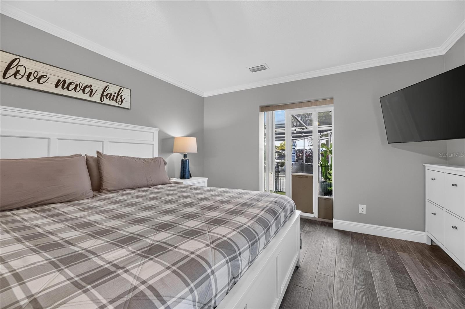 19' x 12' Comfortably Fits Your King Sized Bed! That Back Slider? Where You Can Let The Pups Out At Night Before Bed!!