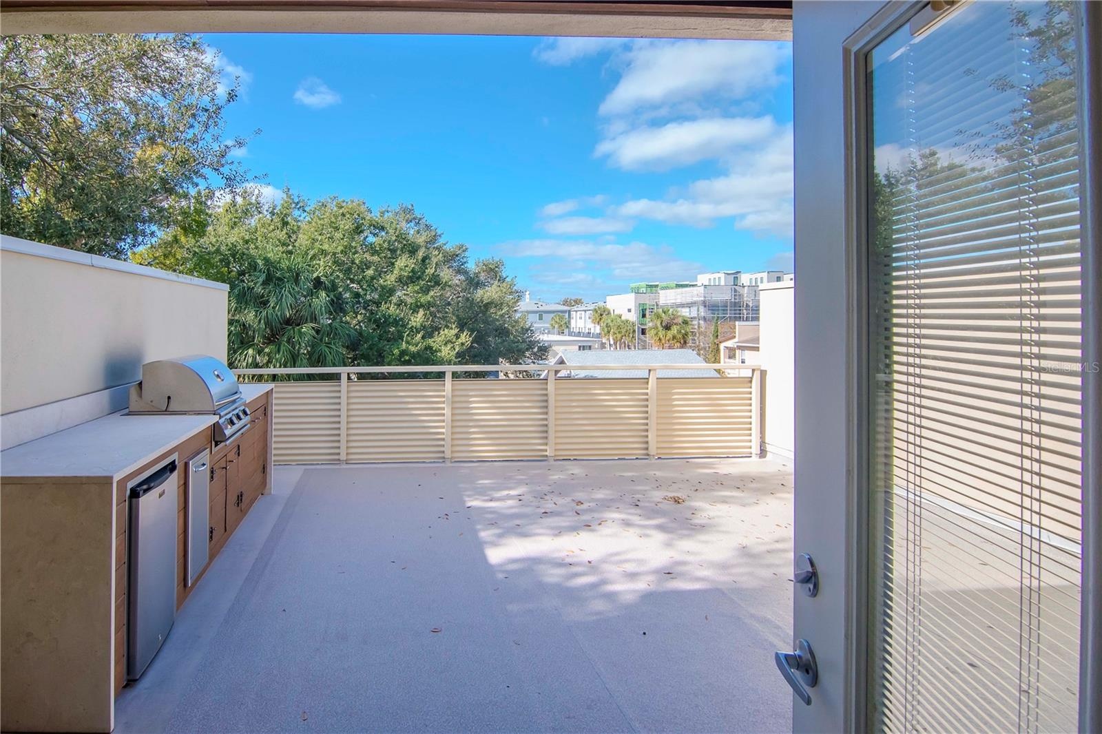 Take the party to your rooftop lounge!