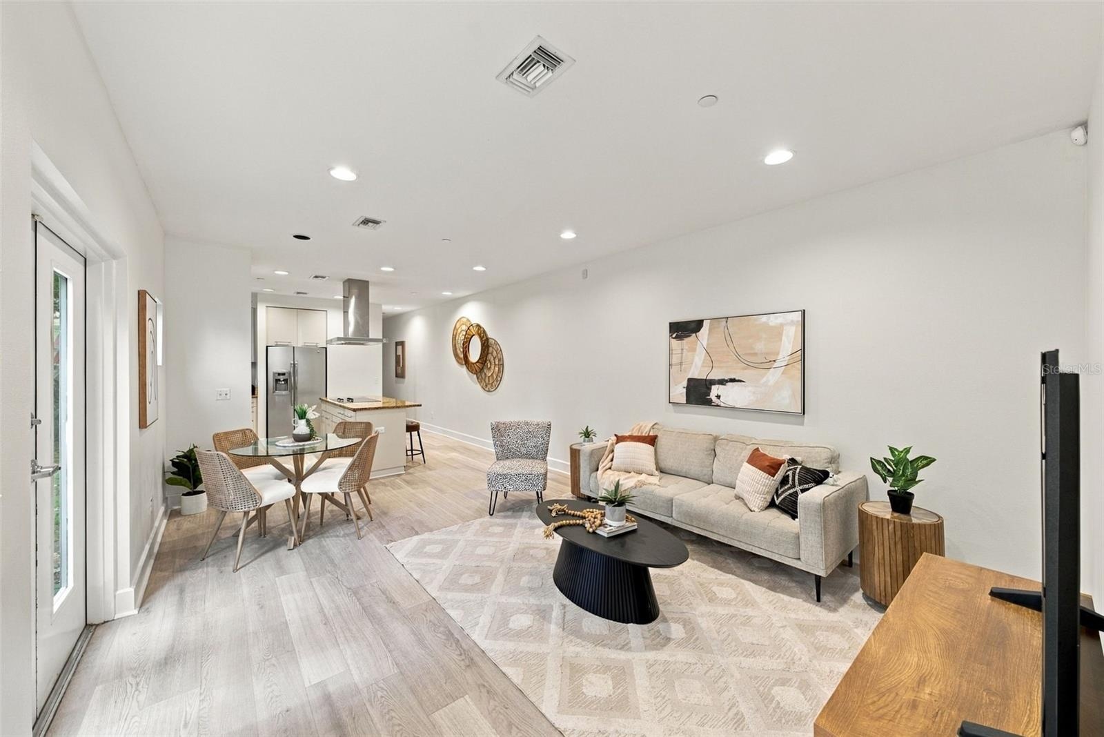 With three levels of entertaining spaces